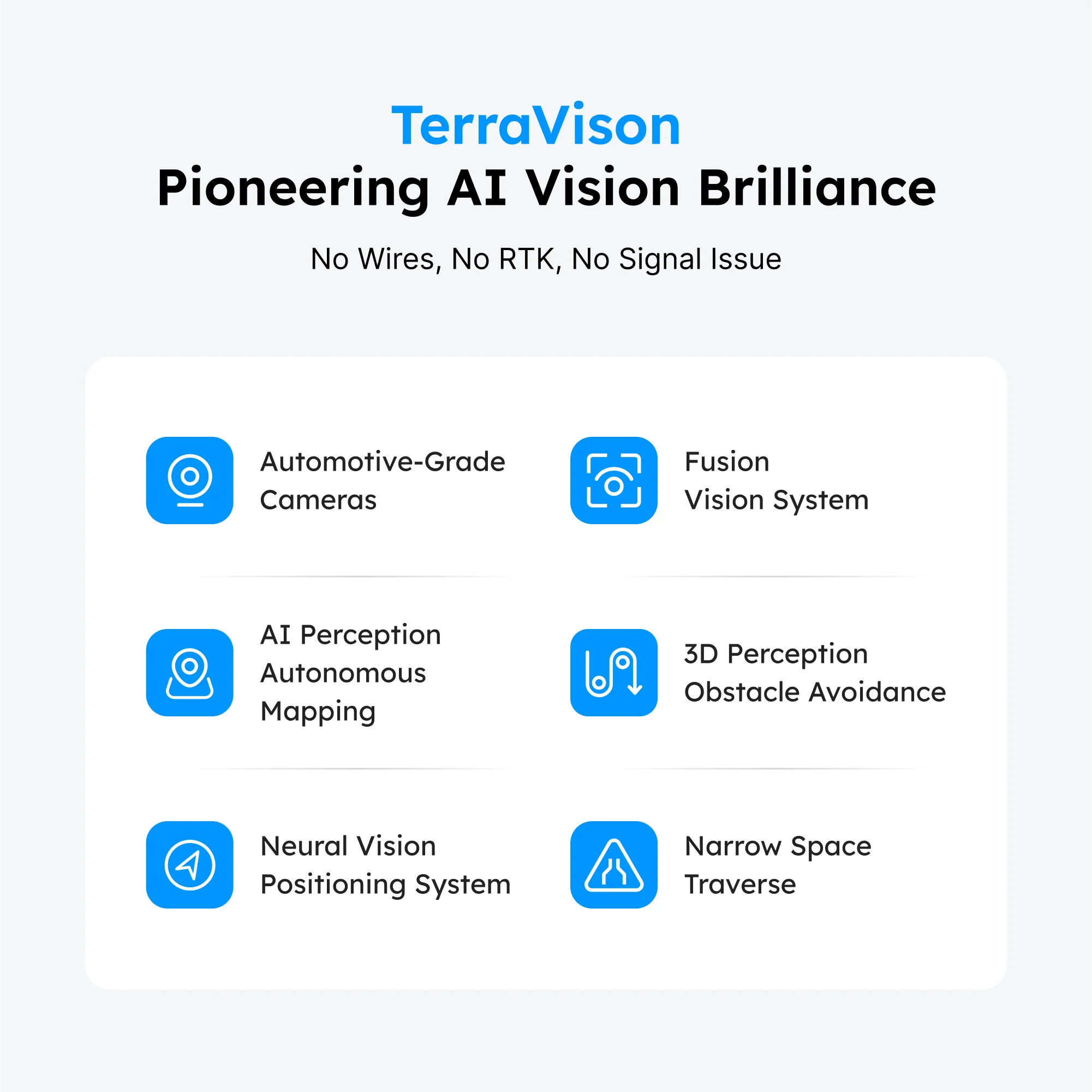 TerraMow S800 Tondeuse à gazon robotisée